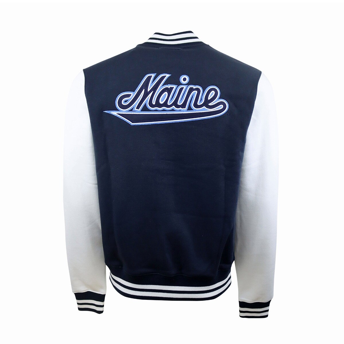 Black Bears Maine Script Fleece Varsity Jacket